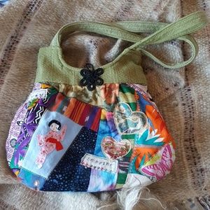 Totally unique handbag. Handmade by me.